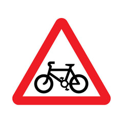Cycle Route Ahead - Landscape Sign UKT032 UKT LN1