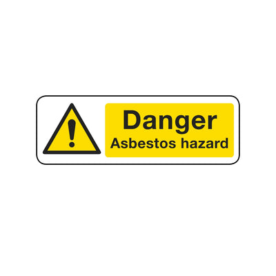 Danger Asbestos Hazard Sign
