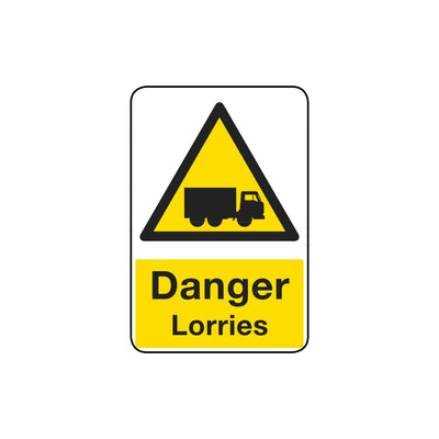 Danger Lorries Sign