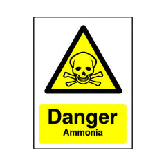 Danger - Ammonia v2 - Portrait Sign - PT1 CD056 CD