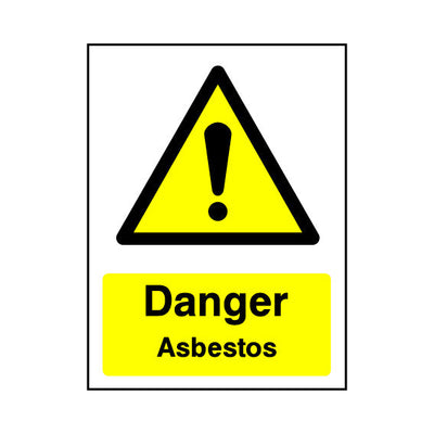 Danger - Asbestos - Portrait Sign GW062 GW PT1