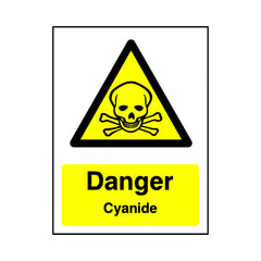 Danger - Cyanide v2 - Portrait Sign - PT1 CD055 CD