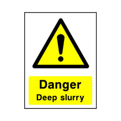 Danger - Deep Slurry - Portrait Sign - PT1 CA020 CA