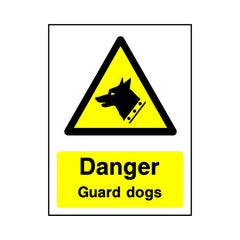 Danger - Guard Dogs - Portrait Sign GW080 GW PT1