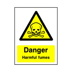 Danger - Harmful Fumes v2 - Portrait Sign - PT1 CD058 CD