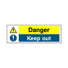 Danger - Keep Out - Landscape Sign v2 S020 SE LN3