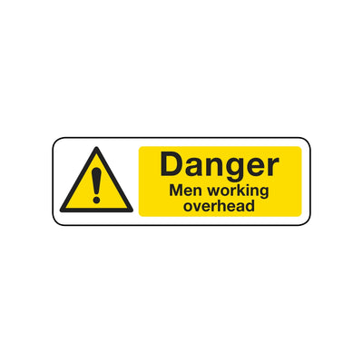 Danger - Men Working Overhead Sign