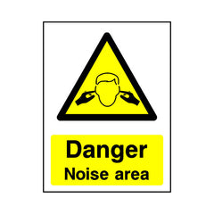 Danger - Noise Area - Portrait Sign MW022 MW PT1