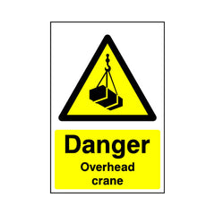 Danger - Overhead Crane - Portrait Sign - PT1 CN028 CN