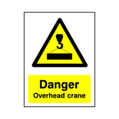 Danger - Overhead Crane - Portrait Sign GW082 GW PT1