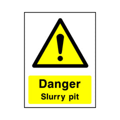 Danger - Slurry Pit - Portrait Sign - PT1 CA023 CA