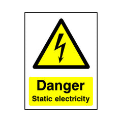 Danger - Static Electricity - Portrait Sign EH056 EH PT1
