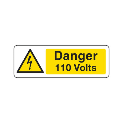 Danger 110 Volts Sign