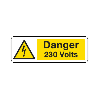 Danger 230 Volts Sign
