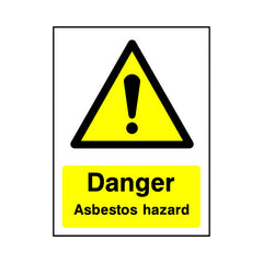 Danger Asbestos Hazard v2 - Portrait Sign - PT1 CD065 CD