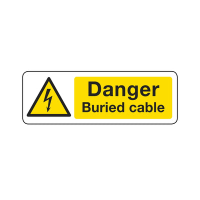 Danger Buried Cable Sign