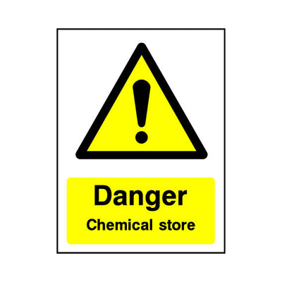 Danger Chemical Store v2 - Portrait Sign - PT1 CD067 CD