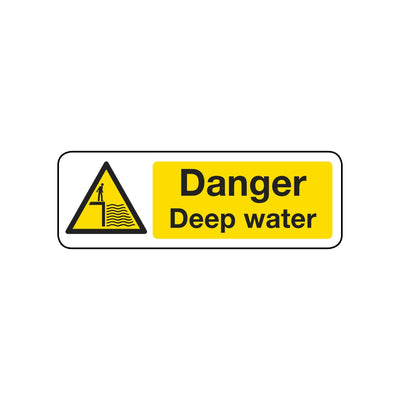 Danger Deep Water Sign