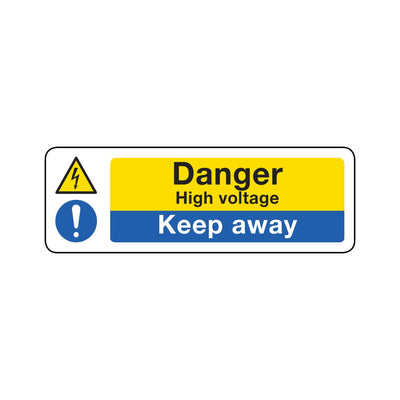 Danger High Voltage - Keep Away Sign