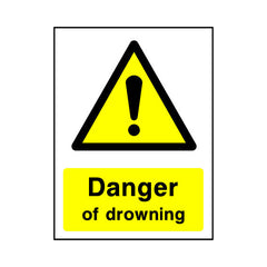 Danger Of Drowning - Portrait Sign - PT1 CA039 CA