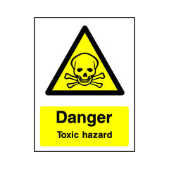 Danger Toxic Hazard v2 - Portrait Sign - PT1 CD061 CD