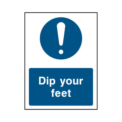 Dip Your Feet - Portrait Sign - PT1 CA067 CA