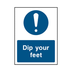 Dip Your Feet - Portrait Sign - PT1 CA067 CA