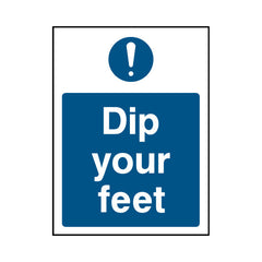 Dip Your Feet - Portrait Sign FPH026 FPH PT1