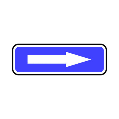 Directional Arrow Right Or Left - Landscape Sign DA017 DA LN3