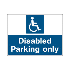 Disabled Parking Only - Landscape Sign v2 P069 PA LN1