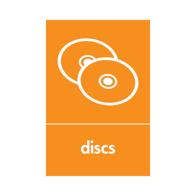 Discs & Icon - Portrait Sign OR054 OR PT1