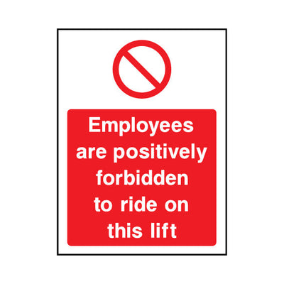 Do Not Stand On Or In Trolleys - Portrait Sign GP106 GP PT1