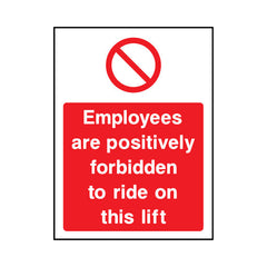 Do Not Stand On Or In Trolleys - Portrait Sign GP106 GP PT1