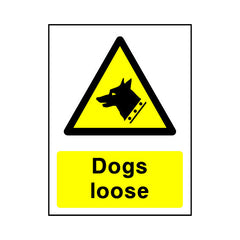 Dogs Loose - Portrait Sign - PT1 CA002 CA