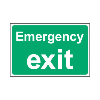 Emergency Exit - Landscape Sign EE085 EE LN1
