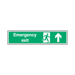 Emergency Exit Arrow Up - Landscape Sign EE025 EE LN3