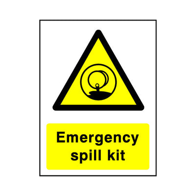 Emergency Spill Kit v2 - Portrait Sign - PT1 CD088 CD