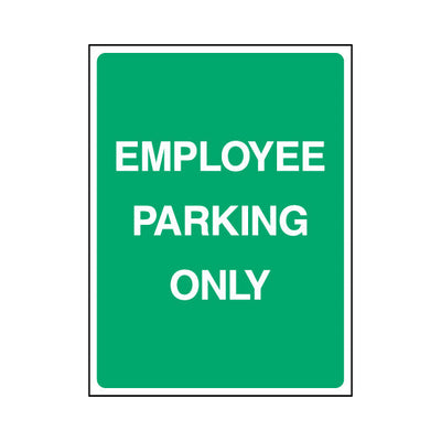 Employee Parking Only - Portrait Sign P087 PA PT1