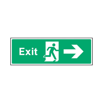 Exit Arrow Right - Landscape Sign EE012 EE LN3