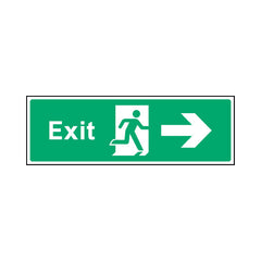 Exit Arrow Right - Landscape Sign EE012 EE LN3