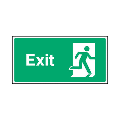 Exit & Icon Right - Landscape Sign EE033 EE LN2