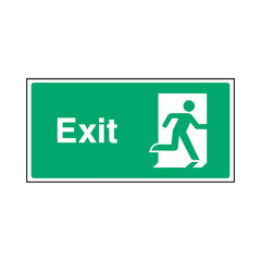 Exit & Icon Right - Landscape Sign EE033 EE LN2