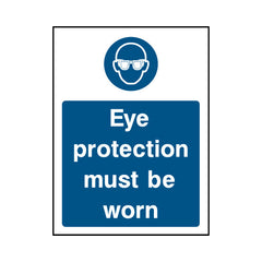 Eye Protection Must Be Worn - Portrait Sign PPE028 PPE PT1