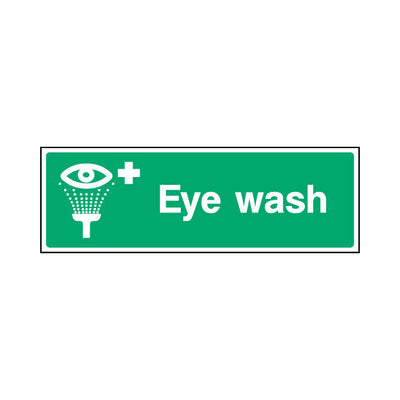 Eye Wash - Landscape Sign  FAD034 FAD LN3