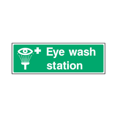 Eye Wash Station - Landscape Sign  FAD036 FAD LN3