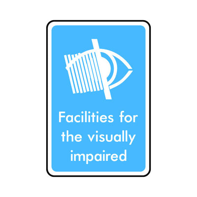 Facilities For The Visually ImpaiRed - Portrait Sign IS030 IS PT1