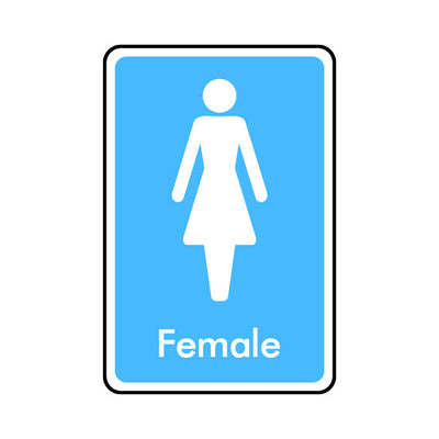 Femail Toilet - Portrait Sign IS002 IS PT1