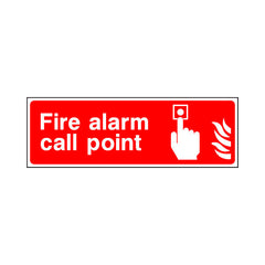 Fire Alarm Call Point & Icon - Landscape Sign FE032 FE LN3