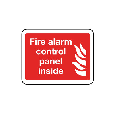 Fire Alarm Control Panel Inside Sign