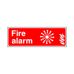Fire Alarm & Icon - Landscape Sign FE033 FE LN3
